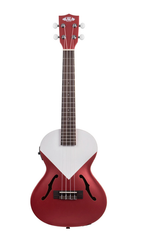 Kala Archtop Tenor Ukulele - Chicago Red