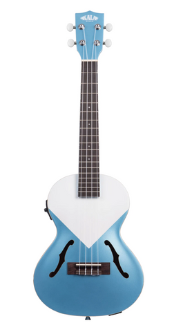 Kala Archtop Tenor Ukulele - Lake Shore Blue