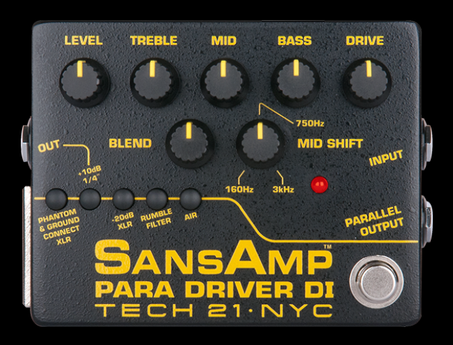 Tech 21 SansAmp Para Driver DI Pedal - Huber Breese Music