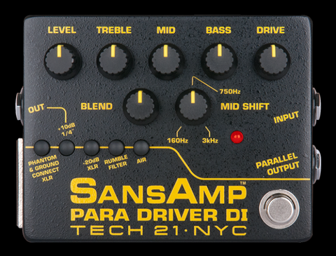 Tech 21 SansAmp Para Driver V2 DI Pedal