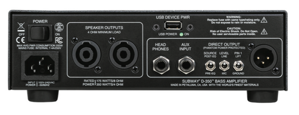 Mesa Boogie Subway D350 Ultra-Compact Bass Amp