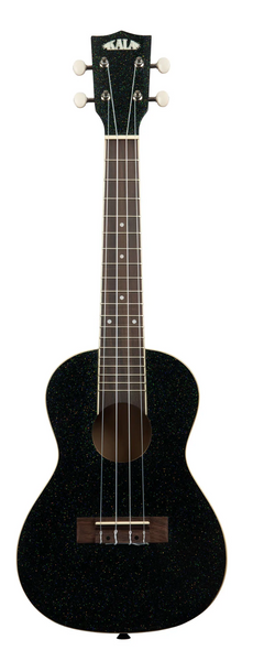 Kala Sparkle Concert Ukulele - Galaxy Black Sparkle