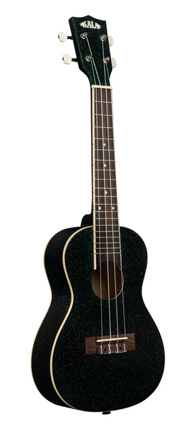Kala Sparkle Concert Ukulele - Galaxy Black Sparkle