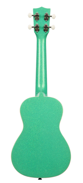 Kala Sparkle Concert Ukulele - Gatsby Green Sparkle