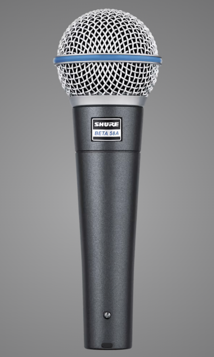 Shure Beta 58A Vocal Microphone - Huber Breese Music