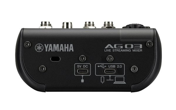 Yamaha AG03MK2 Live Streaming Pack - Black