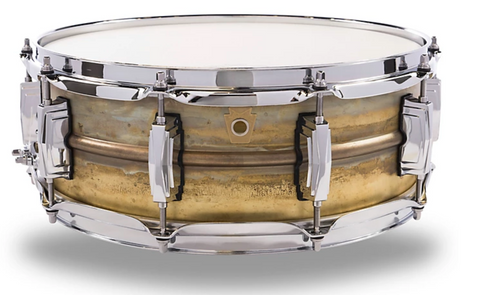 Ludwig Supraphonic 5x14" Raw Brass Snare Drum - Brass