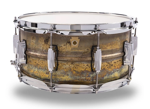 Ludwig Supraphonic 6.5x14" Raw Brass Snare Drum - Brass