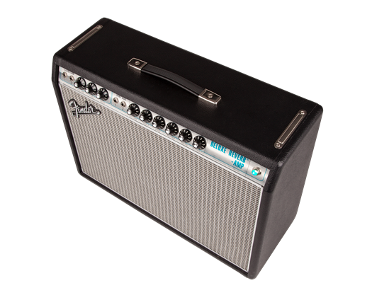Fender '68 Custom Deluxe Reverb Guitar Amplifier - Silver/Blue