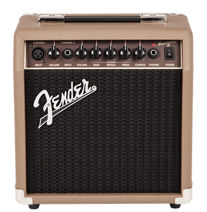 Fender Acoustasonic 15 Guitar Amplifier - Brown/Wheat