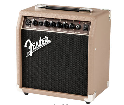Fender Acoustasonic 15 Guitar Amplifier - Brown/Wheat