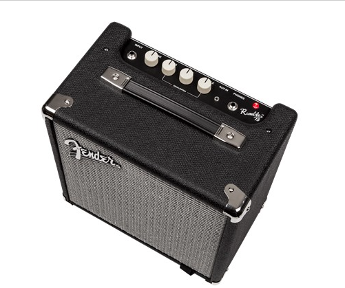 Fender Rumble 15 (V3) Bass Amplifier - Black/Silver