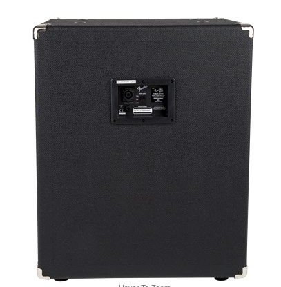 Fender Rumble 210 Bass Amplifier Cabinet - Black/Silver