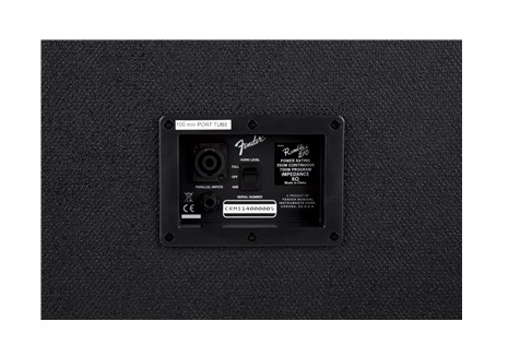 Fender Rumble 210 Bass Amplifier Cabinet - Black/Silver