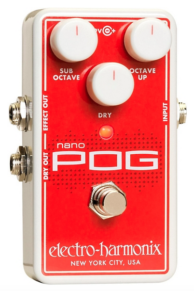 Electro-Harmonix Nano POG Polyphonic Octave Generator Effects Pedal
