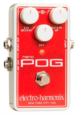 Electro-Harmonix Nano POG Polyphonic Octave Generator Effects Pedal