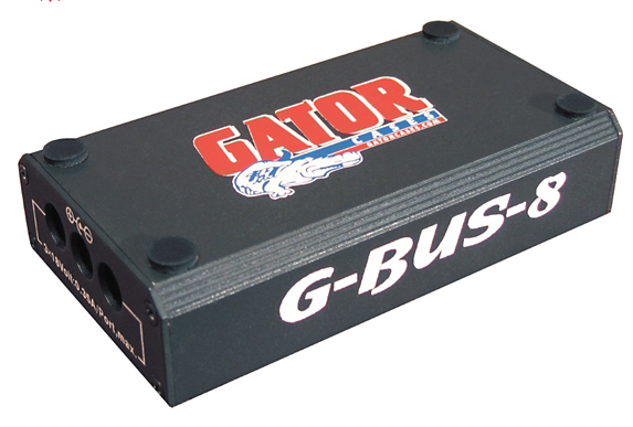 bus pedal Gator G-Bus-8-US Pedal Board Power Supply