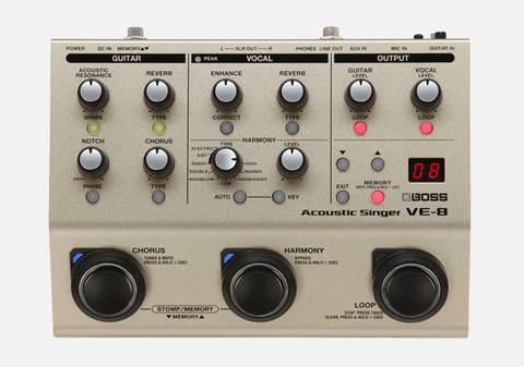 Boss VE-8 Acoustic Singer Effect