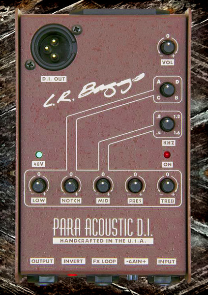 L.R. Baggs Para DI 5 Band EQ Acoustic Guitar Preamp