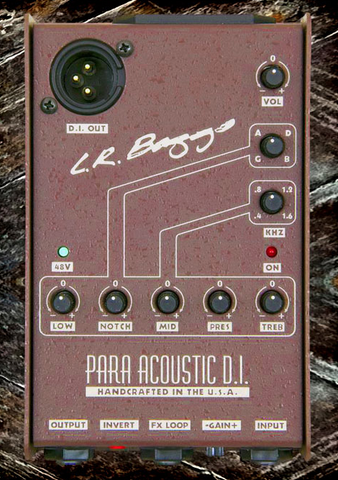 L.R. Baggs Para DI 5 Band EQ Acoustic Guitar Preamp
