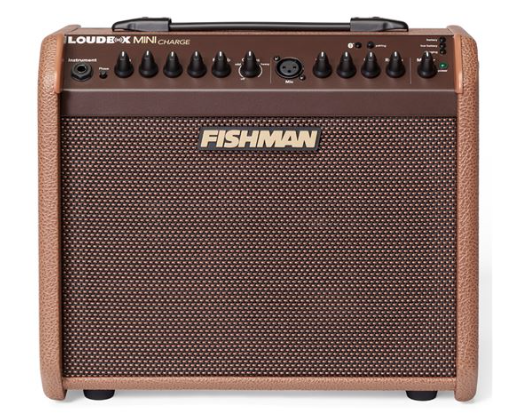 Fishman Loudbox Mini Charge Battery Powered Acoustic Guitar Amplifier - Brown