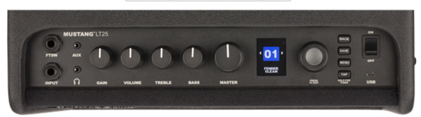 Fender Mustang LT25 Electric Guitar Amplifier - Black