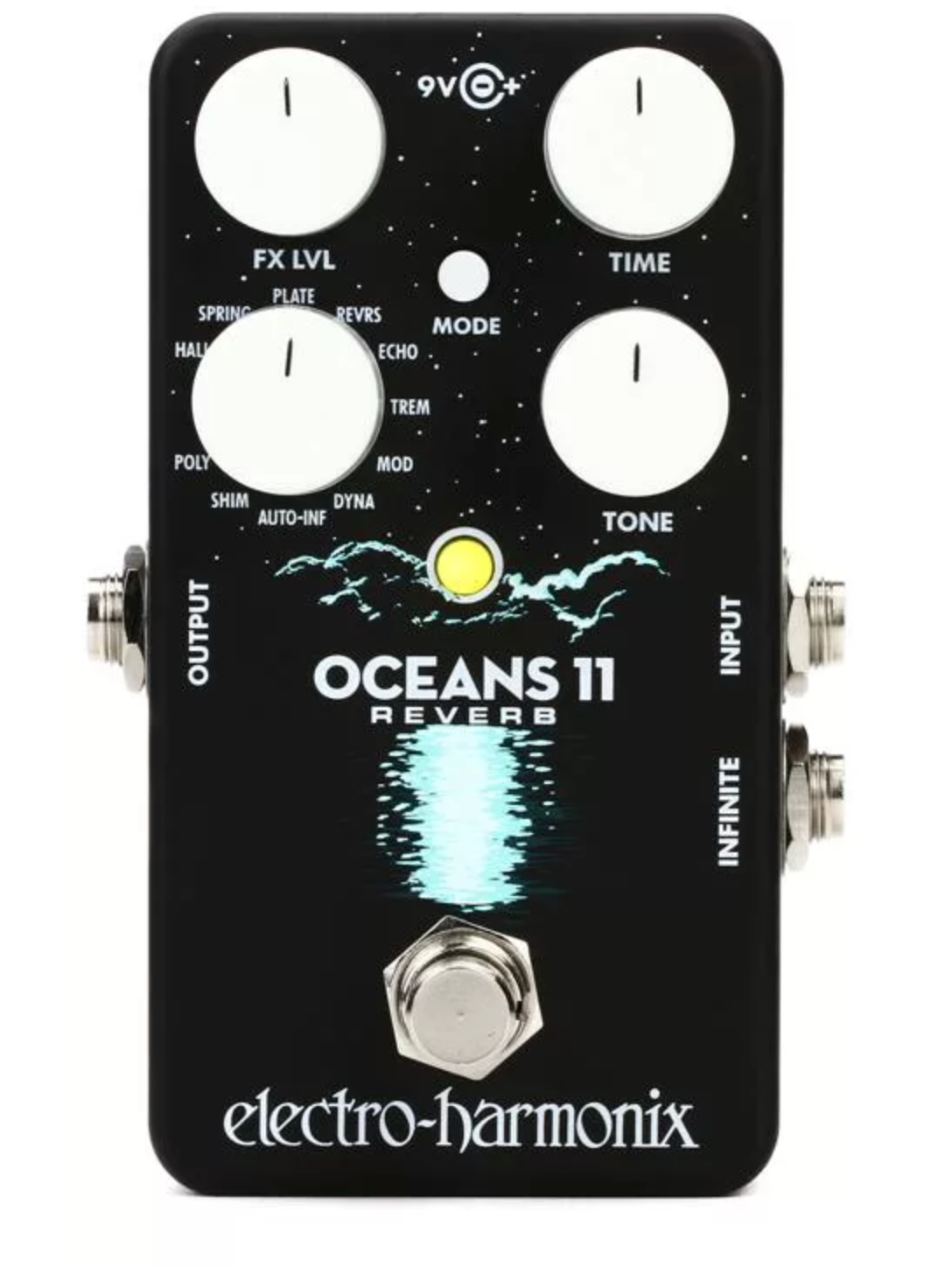Electro-Harmonix Oceans 11 Reverb Pedal - Huber Breese Music