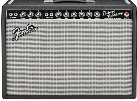 Fender '65 Deluxe Reverb Amplifier - Black/Silver