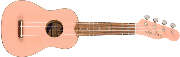 Fender Venice Soprano Ukulele - Shell Pink