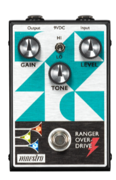 Maestro Ranger Overdrive Effects Pedal