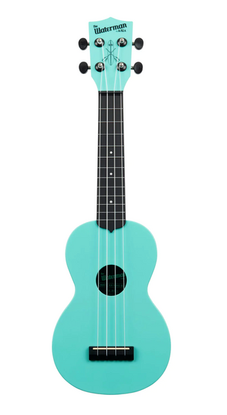 Kala Waterman Soprano Ukulele - Glow In the Dark Aqua Mist