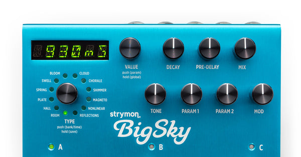 Strymon BigSky Multidimensional Reverb Effects Pedal
