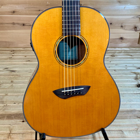 Yamaha CSF-TA TransAcoustic Parlor Acoustic Guitar - Vintage Natural