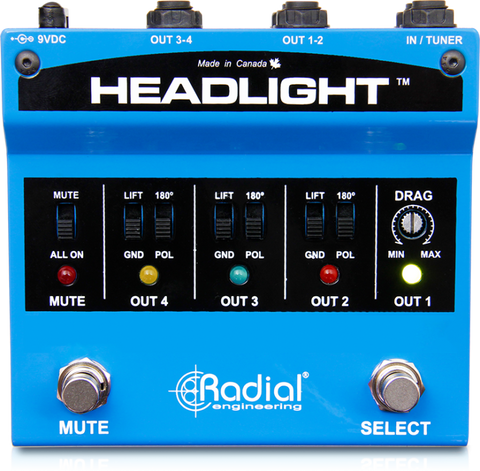 Rasial Headlight Guitar Amp Selector
