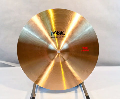 Paiste 602 Classic Thin Crash Cymbal
